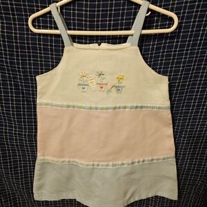 Charming Kids Embroidered Dress - Pastel Delight